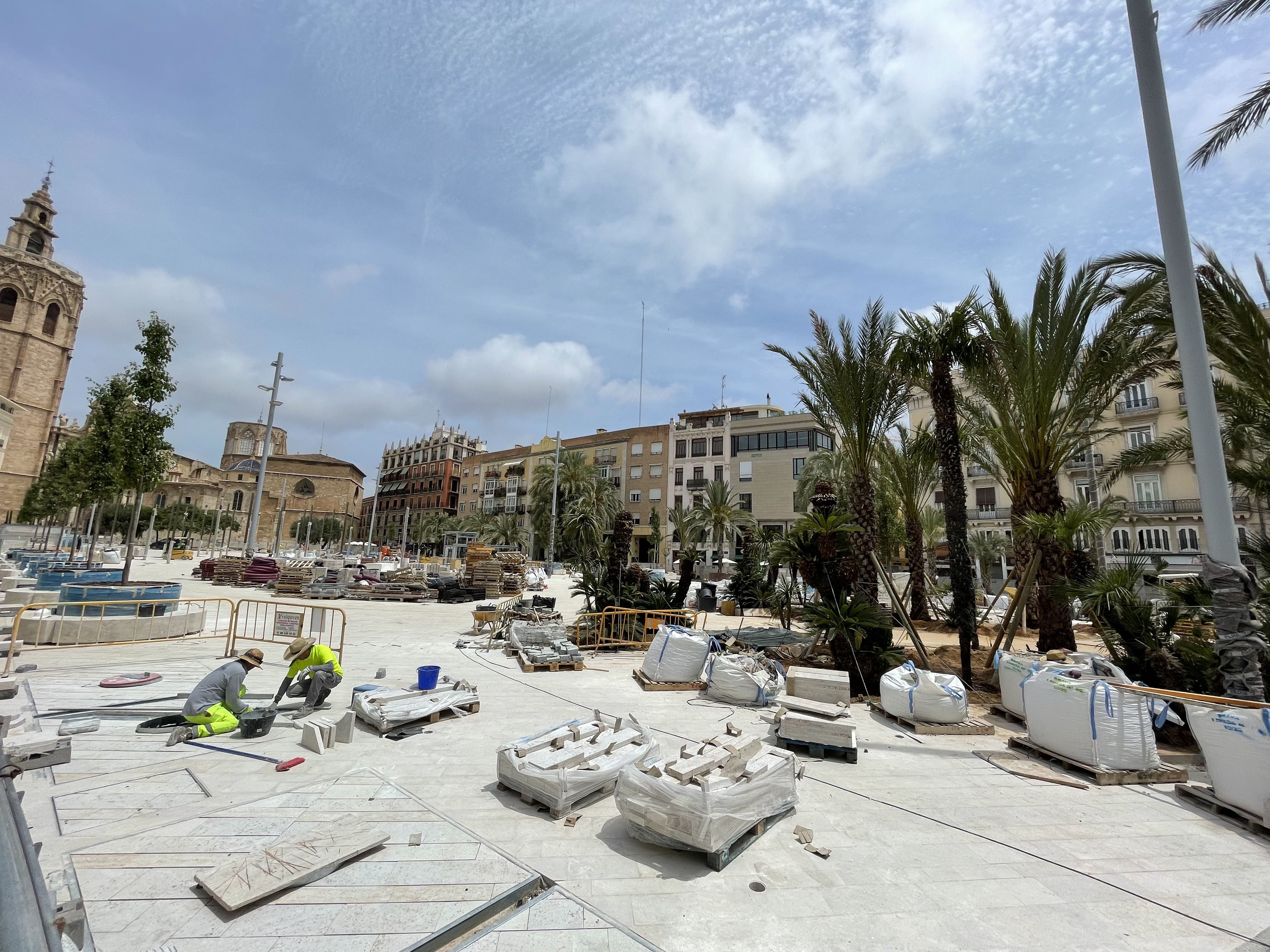 Obres Plaça de la Reina de València