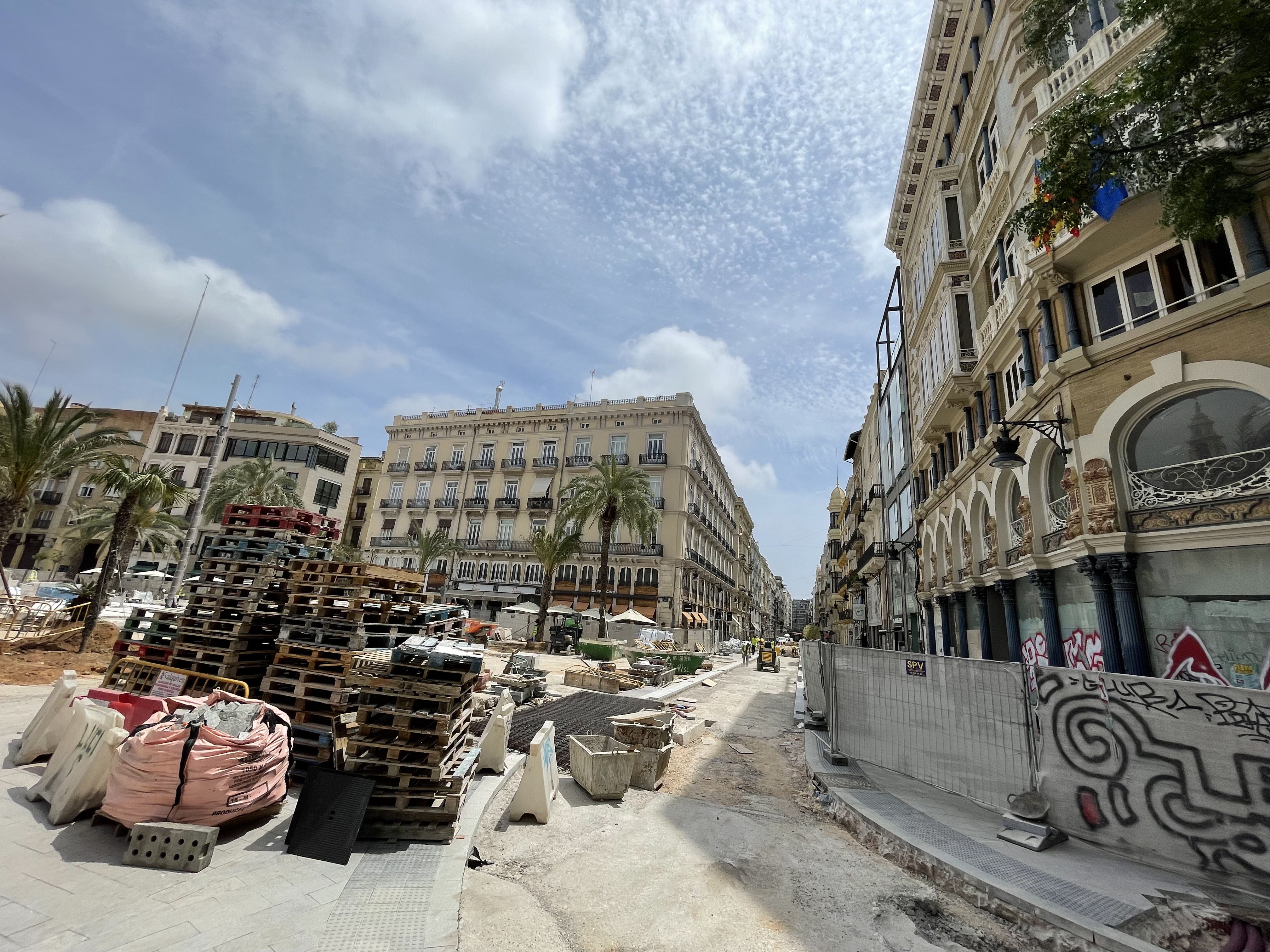 Obres Plaça de la Reina de València