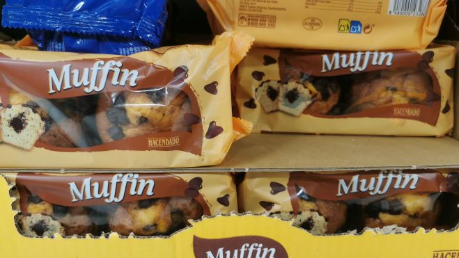 Este es el nuevo producto de Mercadona, un 'muffin' relleno de crema de cacao