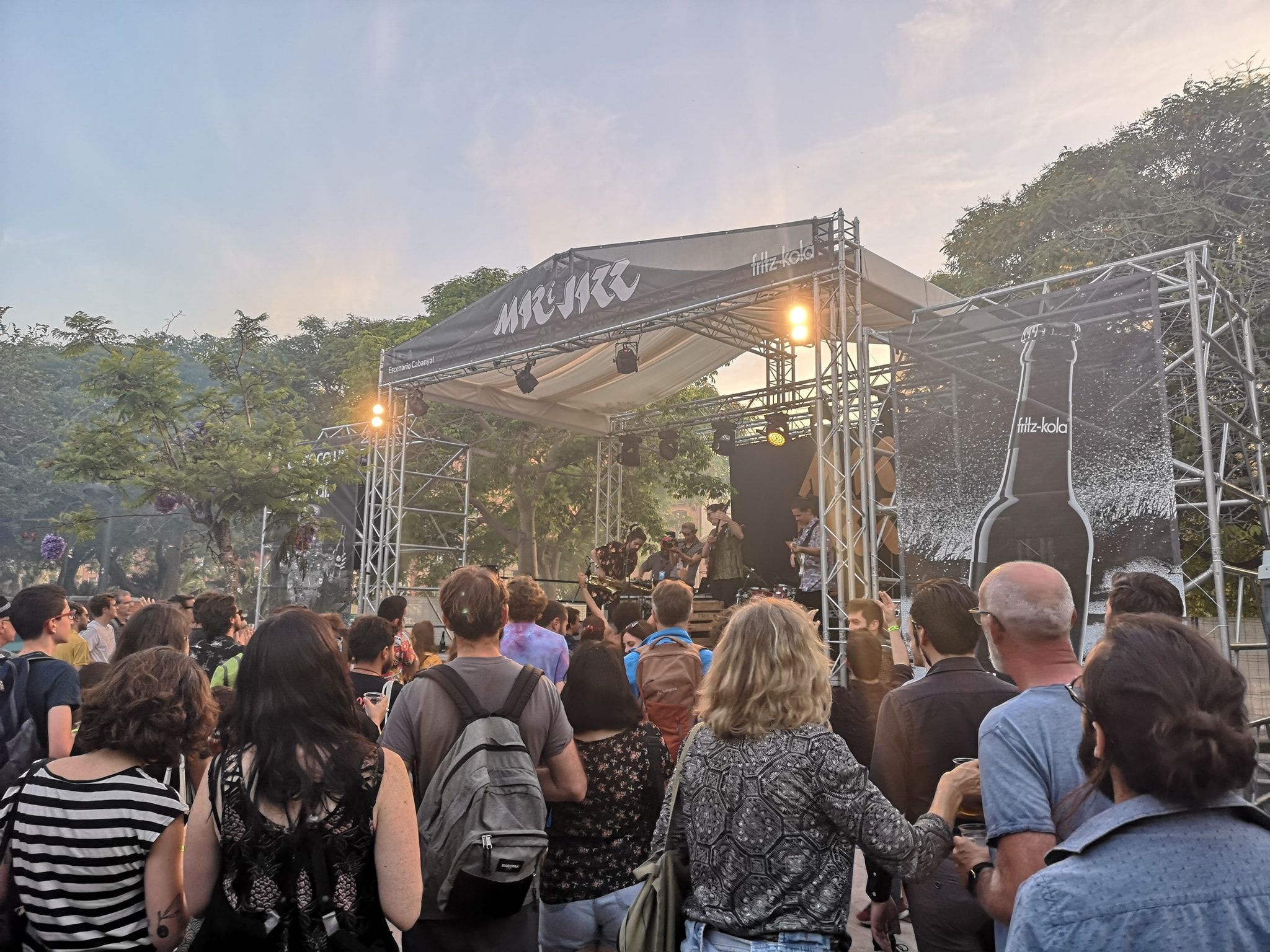 Una de las ediciones anteriores del festival 'Mar i Jazz' en el Cabanyal