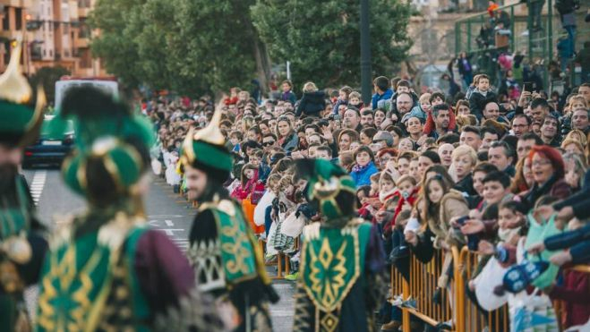 Los Moros y Cristianos del Marítimo de Valencia en una de sus ediciones anteriores