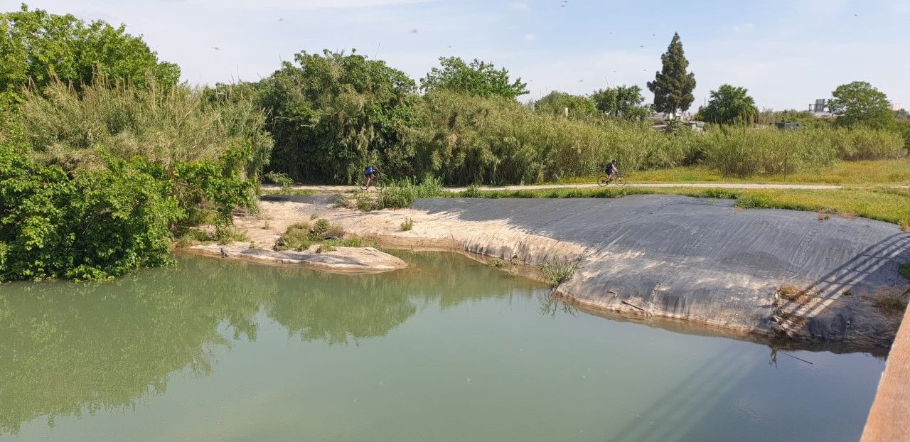 Parque Natural del Turia a la altura de Quart de Poblet
