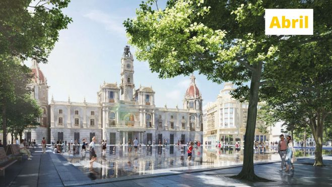 Propuesta Abril plaza del Ayuntamiento de València