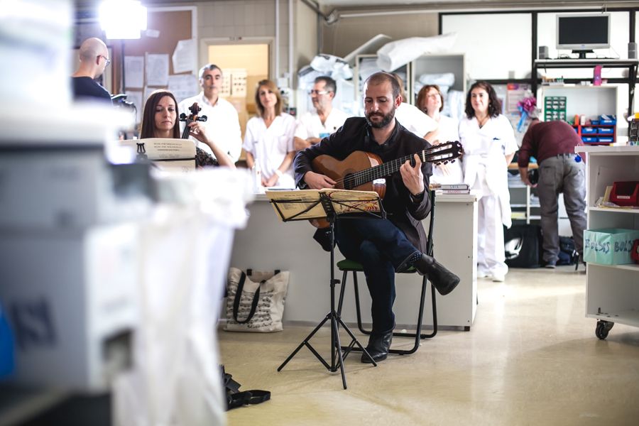 'Músicos por la salud' a un hospital