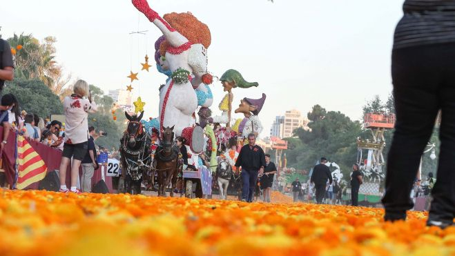 La Batalla de Flors de València / Foto: Junta Central Fallera