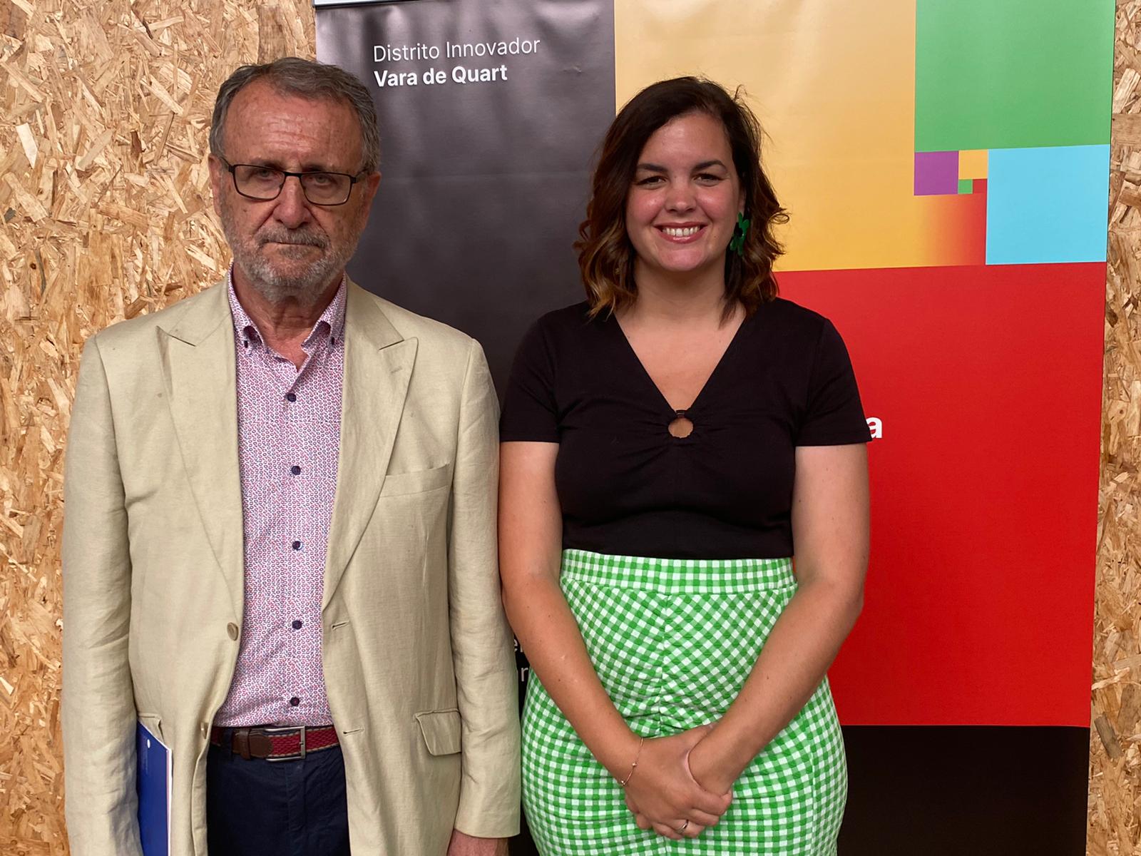 La vicealcaldesa Sandra Gómez en la presentación Distritos Innovador Vara de Quart 