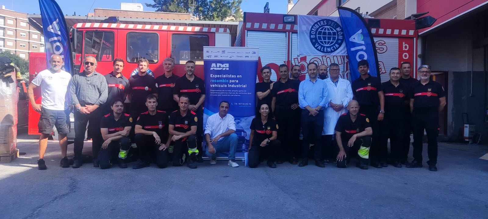 Camió de bombers que es cedirà a Lima