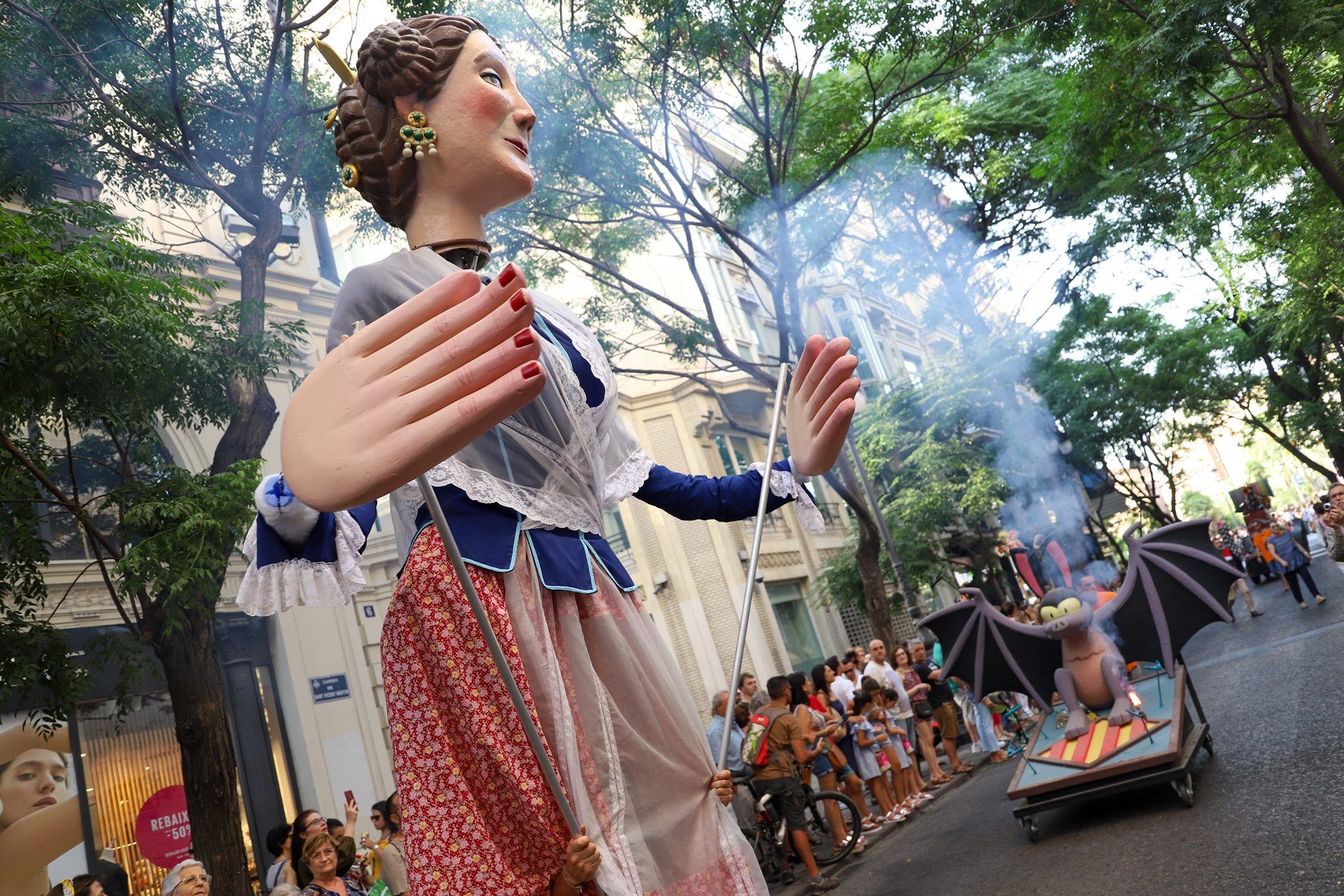 La Quiqueta a la cavalcada de la Gran Fira La Quiqueta a la cavalcada de la Gran Fira