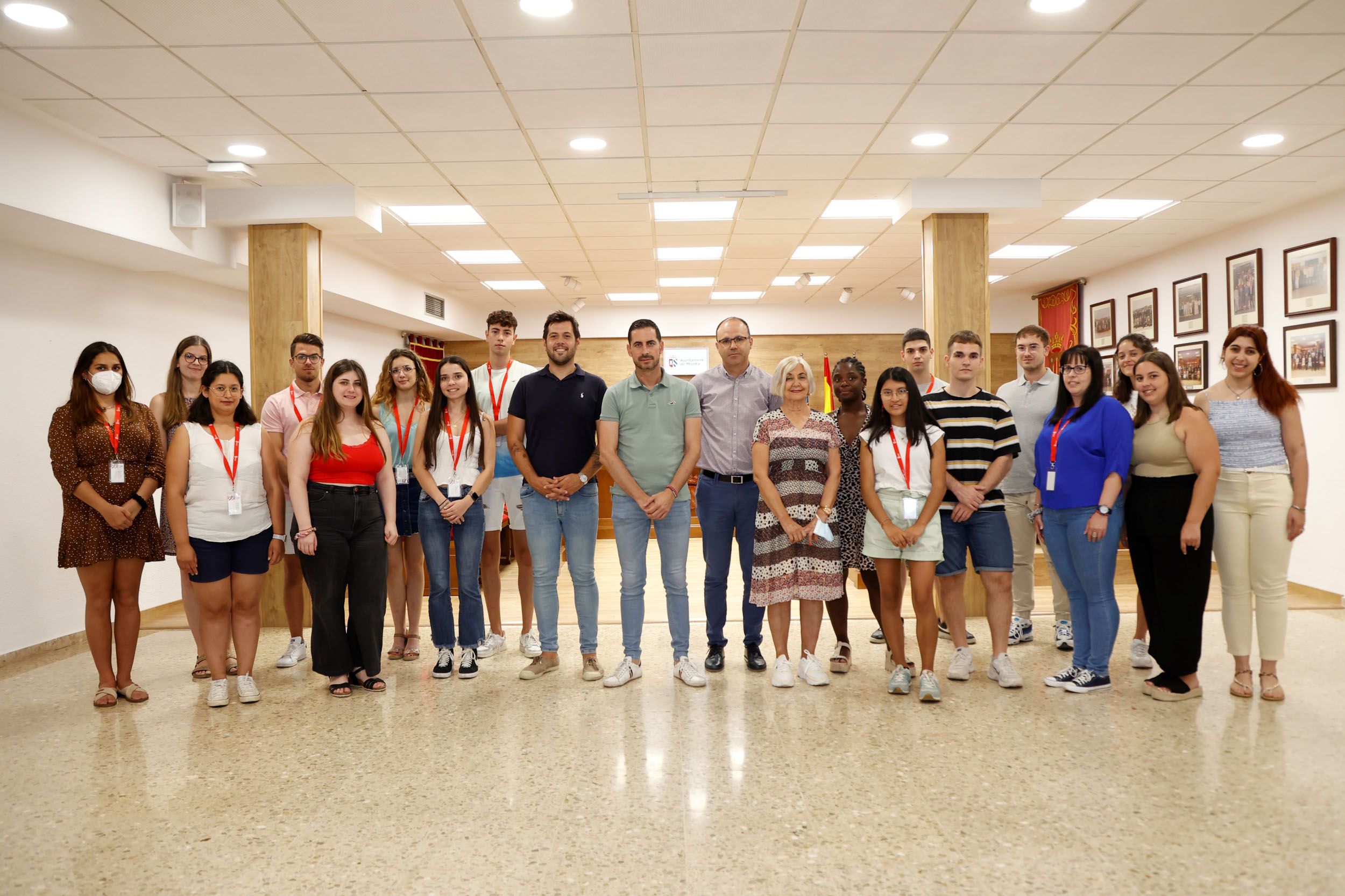 Los 18 alumnos seleccionados con la beca