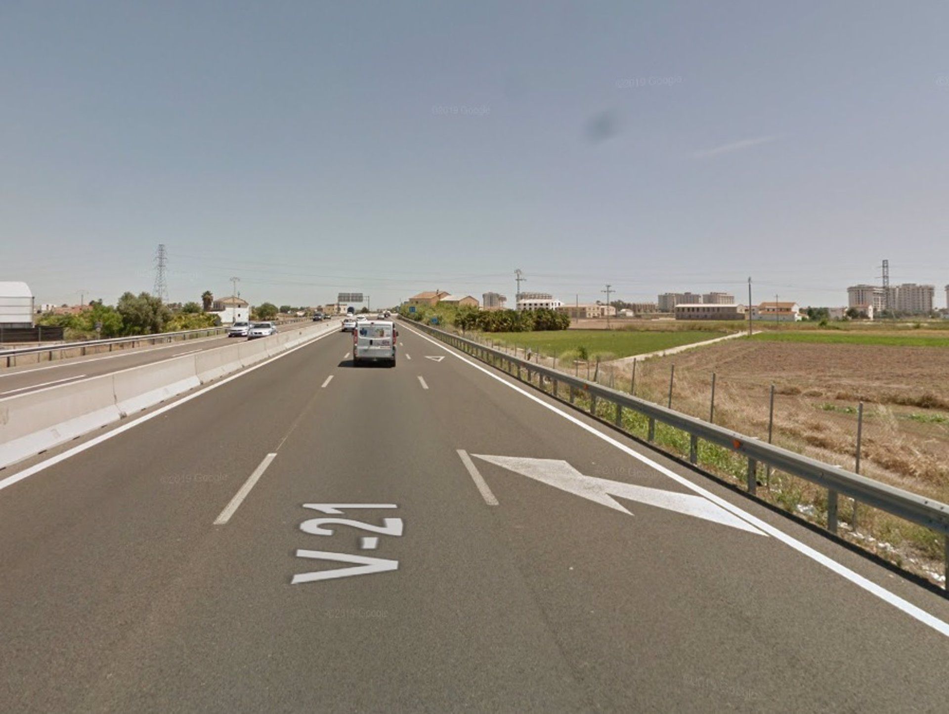 V 21 a su paso por Alboraia 