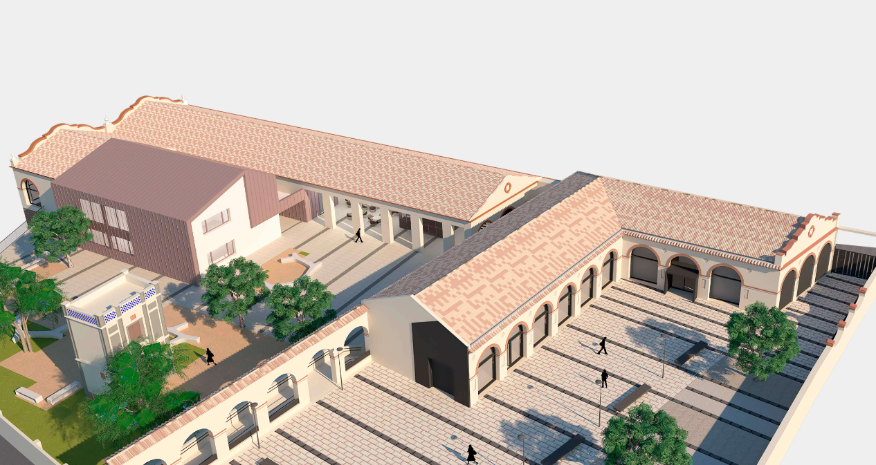 Maqueta del Museo Textil de la Comunitat Valenciana