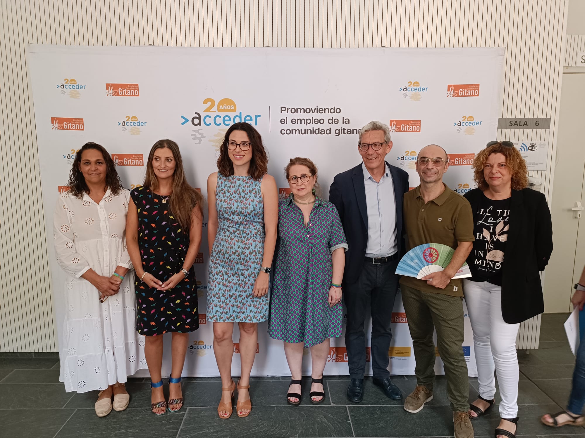 Aitana Mas, en la jornada sobre el XX aniversario del programa Acceder de la Fundación Secretariado Gitano