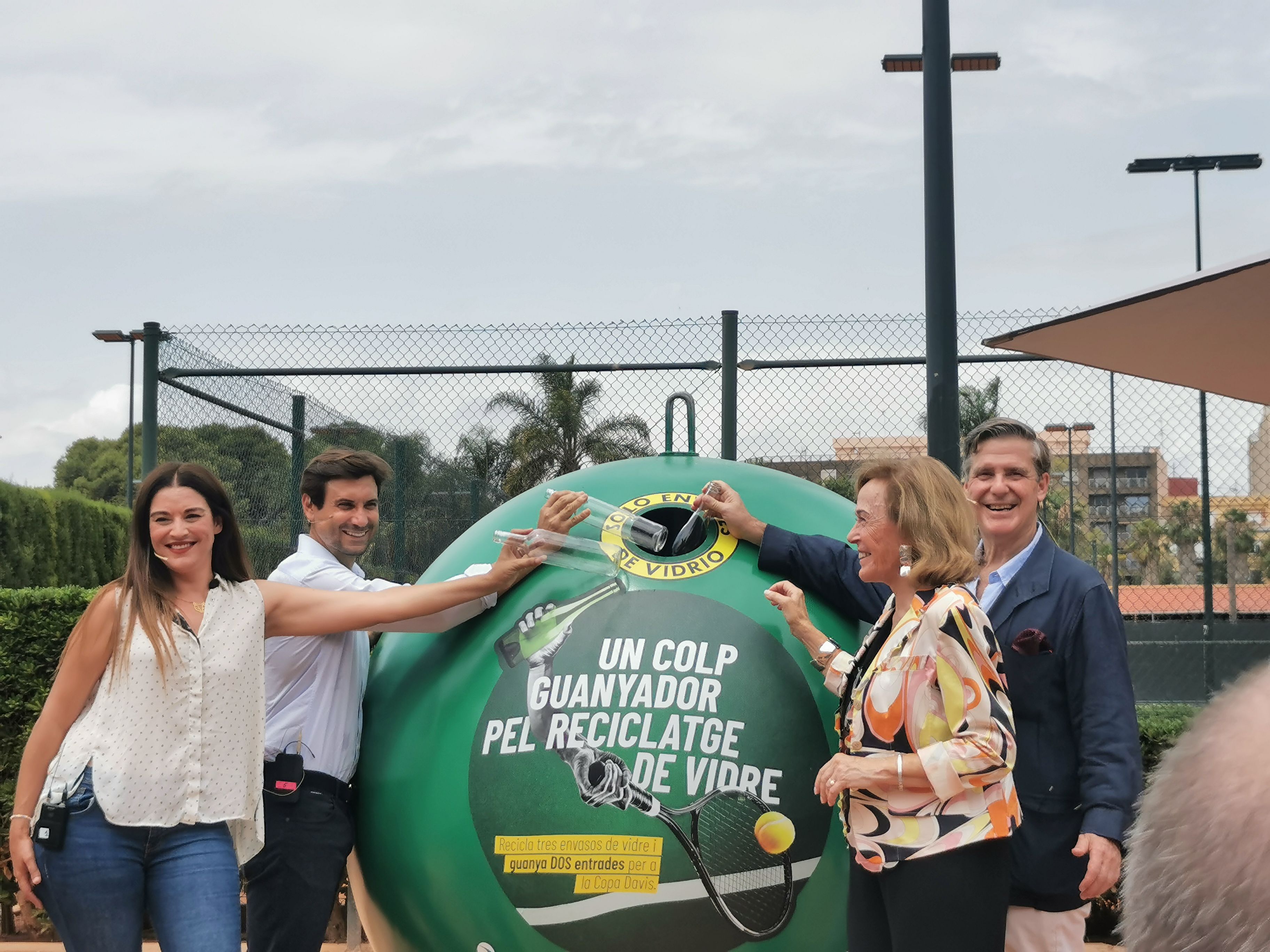Presentación de 'Make it Green', iniciativa dentro de la Copa Davis de València