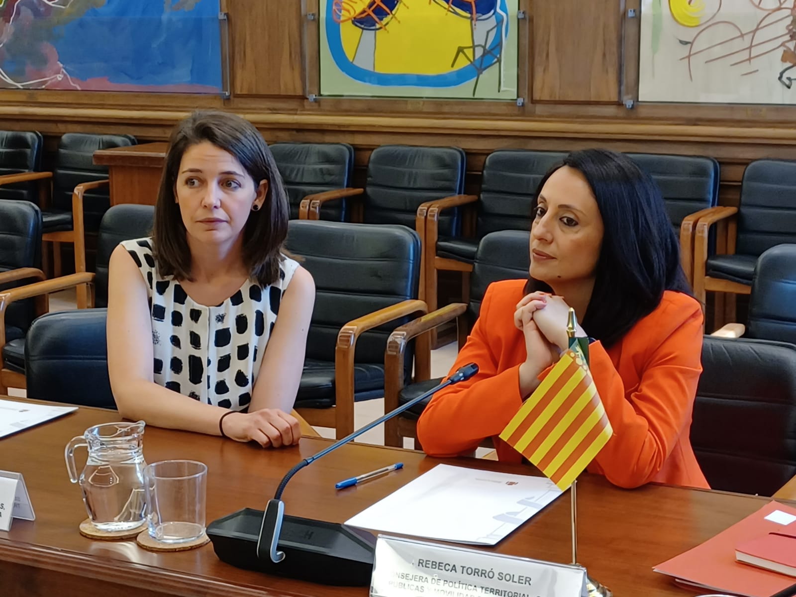 Rebeca Torró, en la reunió extraordinària de la Conferència Nacional de Transports