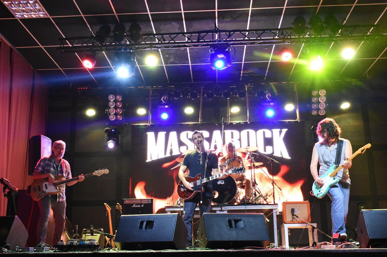 La banda Toro Electriko en el festival de rock "Massarock"