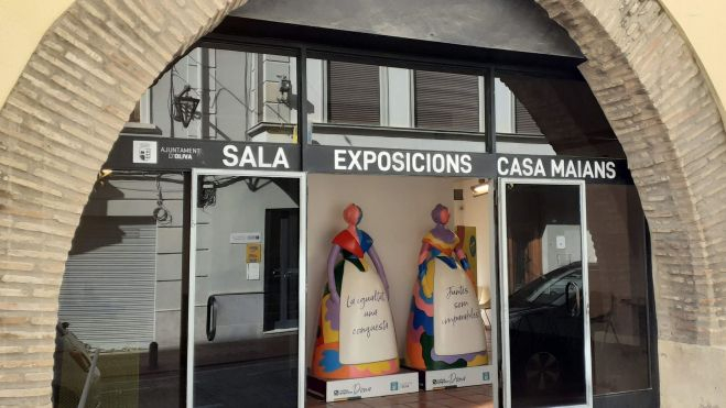 Exposición de 'Falleres per l'Igualtat' en Oliva