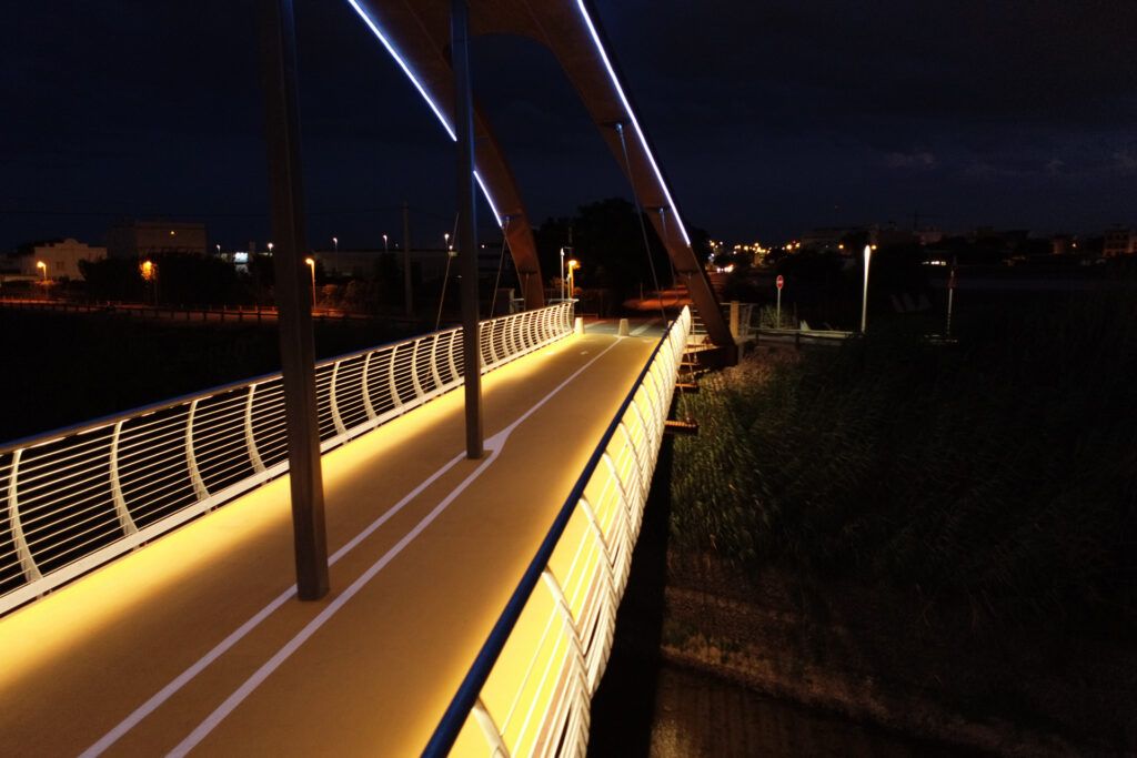 Pasarela Ciclopeatonal sobre el barranco del Carraixet @Pavasal