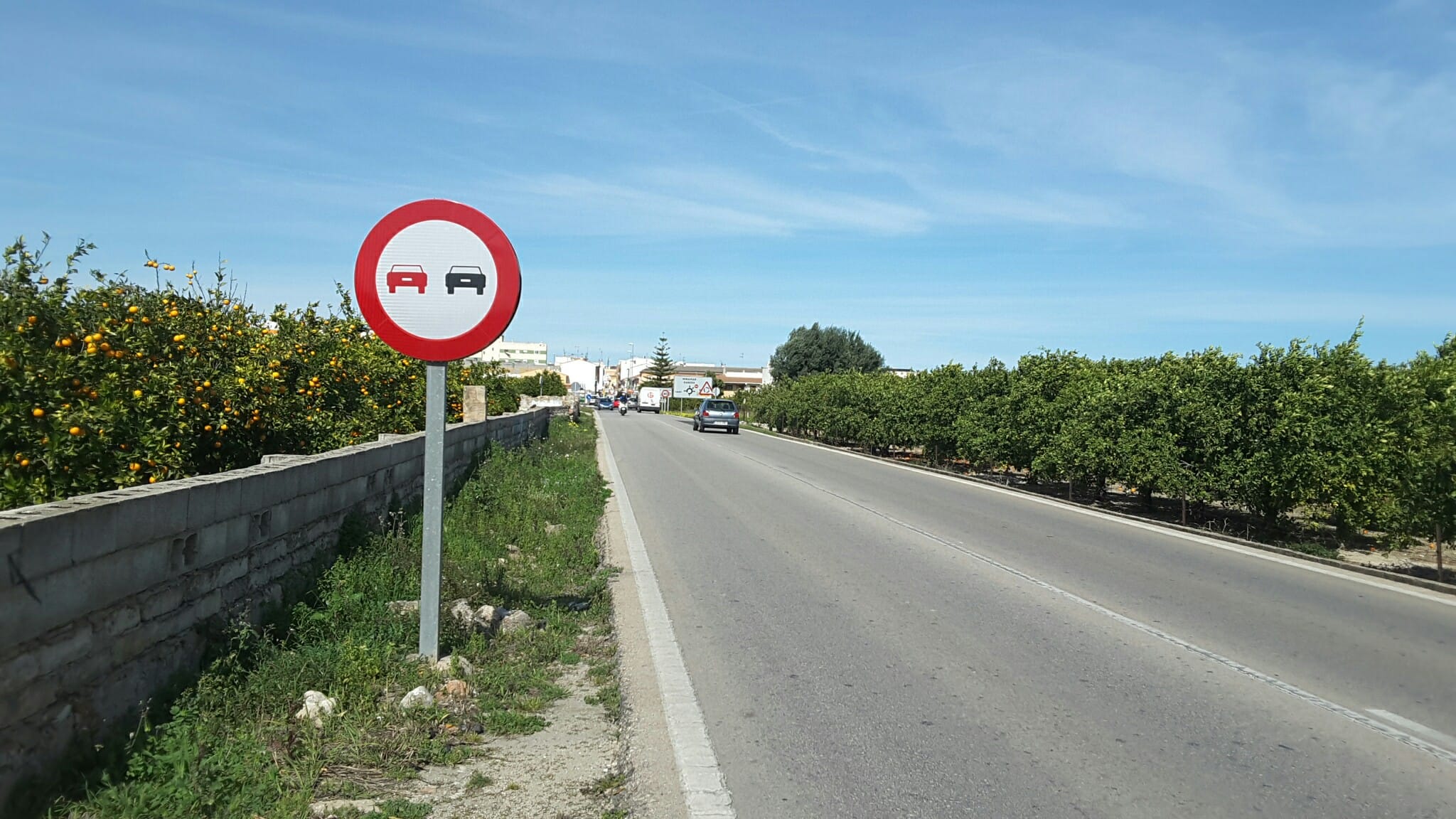 El tramo que conecta Piles y Oliva