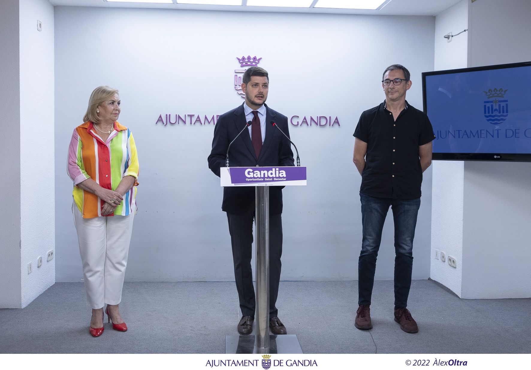 Carmen Fuster, José Manuel Prieto y Jesús Almela (Àlex Oltra)
