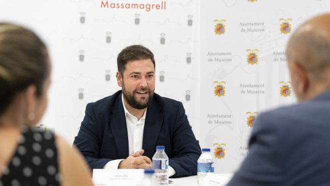 Fran López en el Fòrum de proximitat 'La cooperació intermunicipal entre Rafelbunyol, Massamagrell i Museros' (Xisco Navarro)