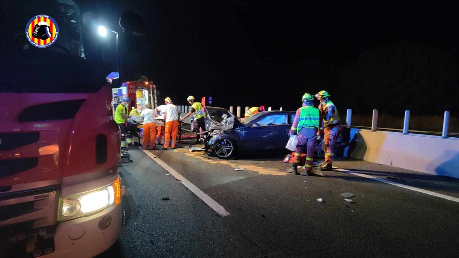 Accidente en la V-23 de Sagunto (Europa Press)