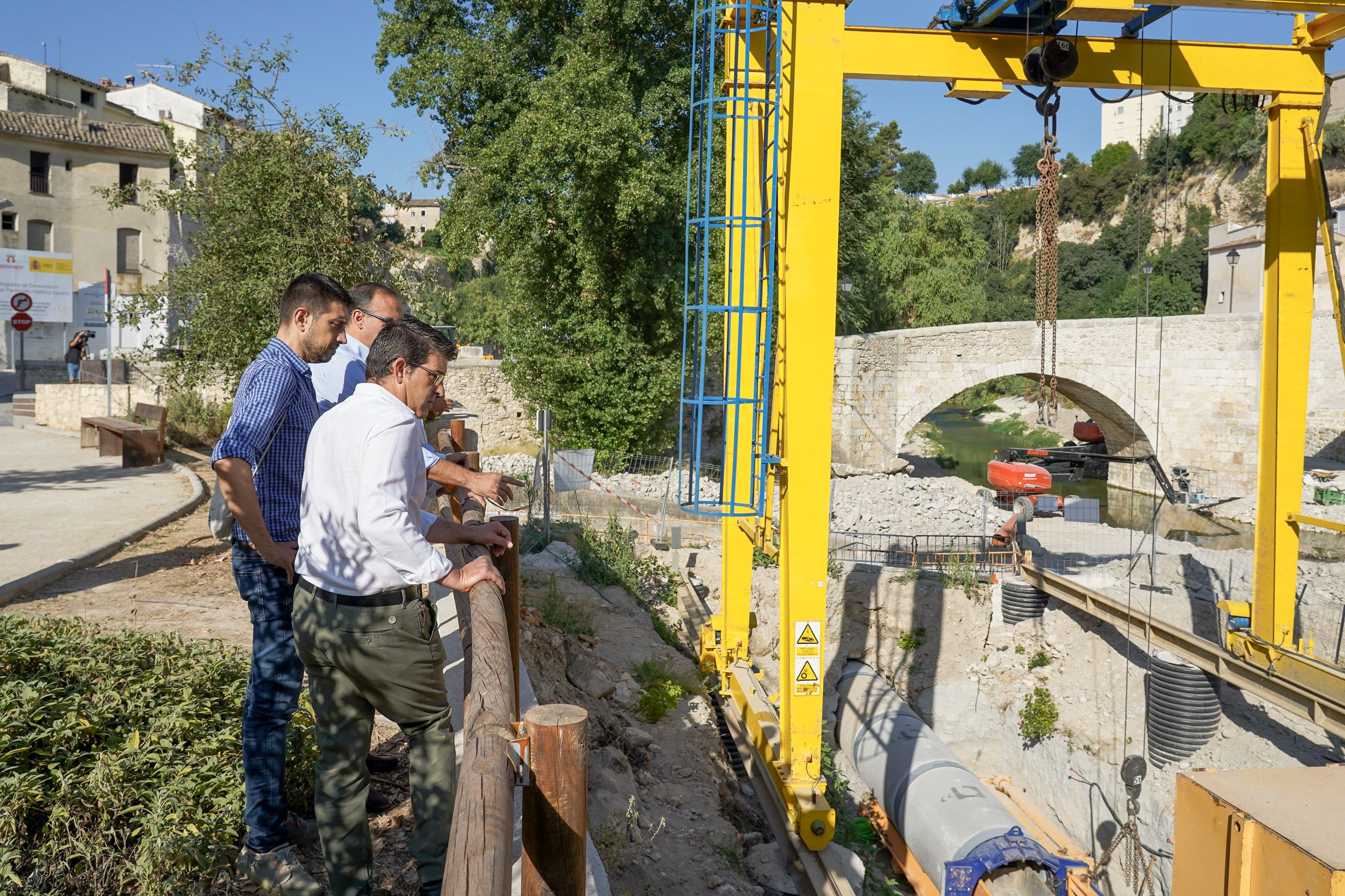 Obras del Pont Vell de Ontinyent