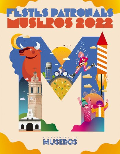 Cartell de les festes patrolans 2022 de Museros