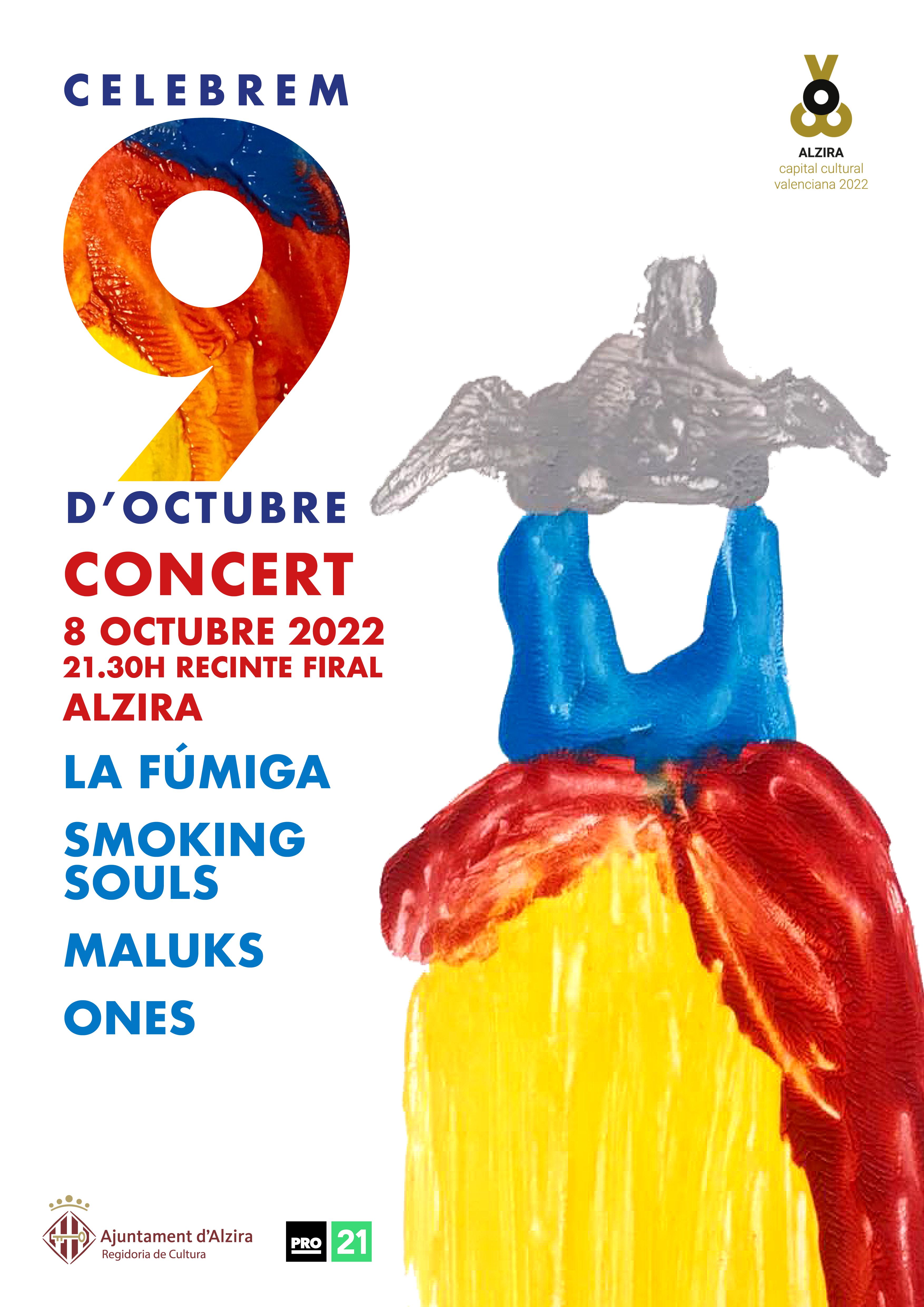 Alzira pone a la venta las entradas para el Concierto con motivo del 9