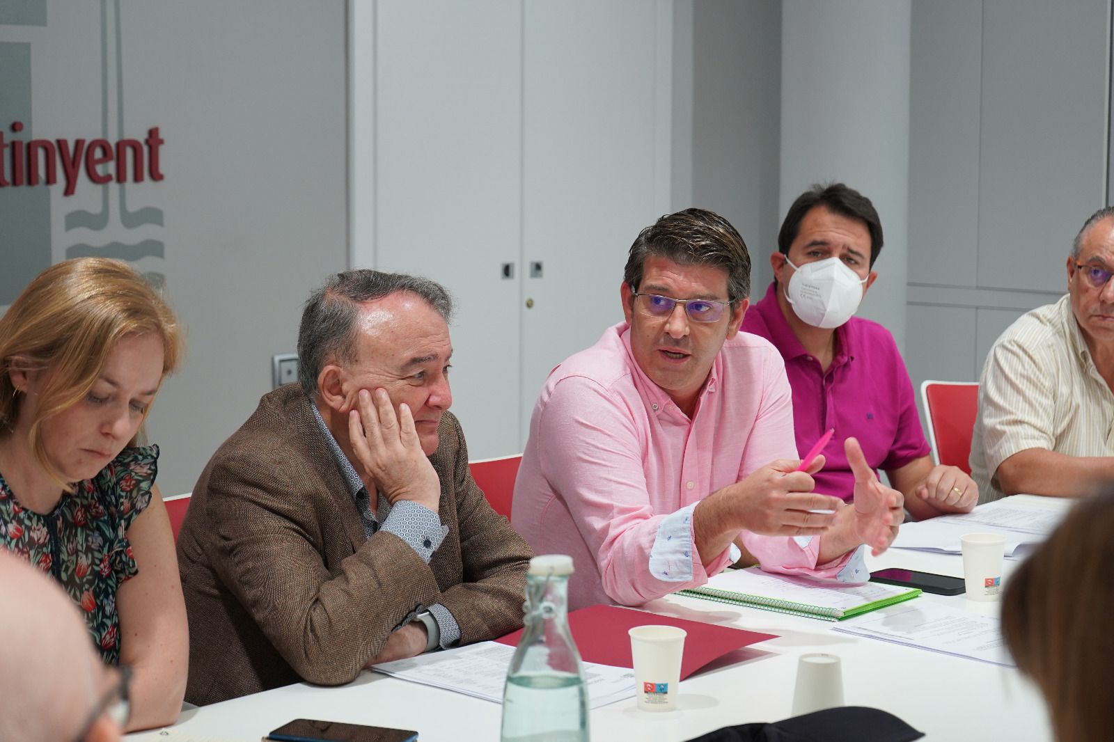 Luis Felipe Martínez y Jorge Rodríguez, en la junta local de seguridad