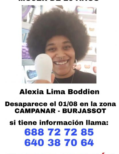 Joven desaparecida de Burjassot