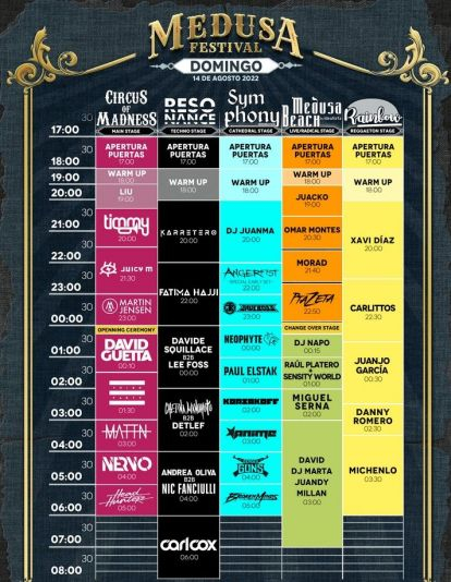 Cartel Medusa Sunbeach Festival Cartel Medusa Sunbeach Festival