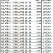 Lots de gelats afectats