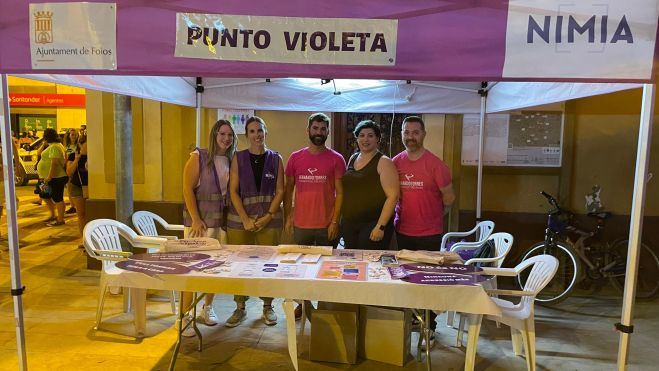 Punto violeta de Foios