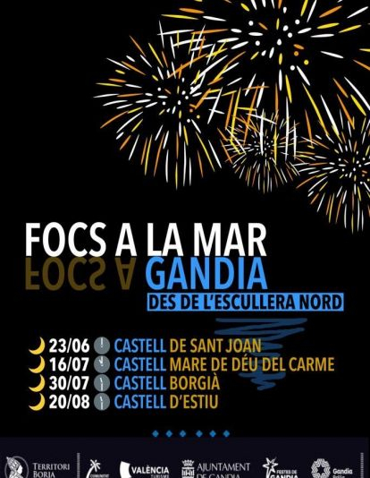 Cartel de "Focs a la Mar"