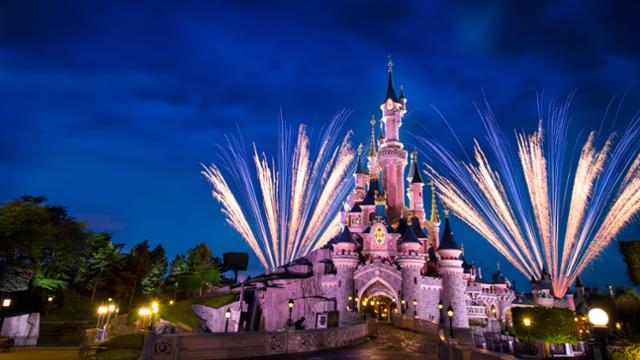 Castell de la Bella Dorment. Imatge de Disneyland París