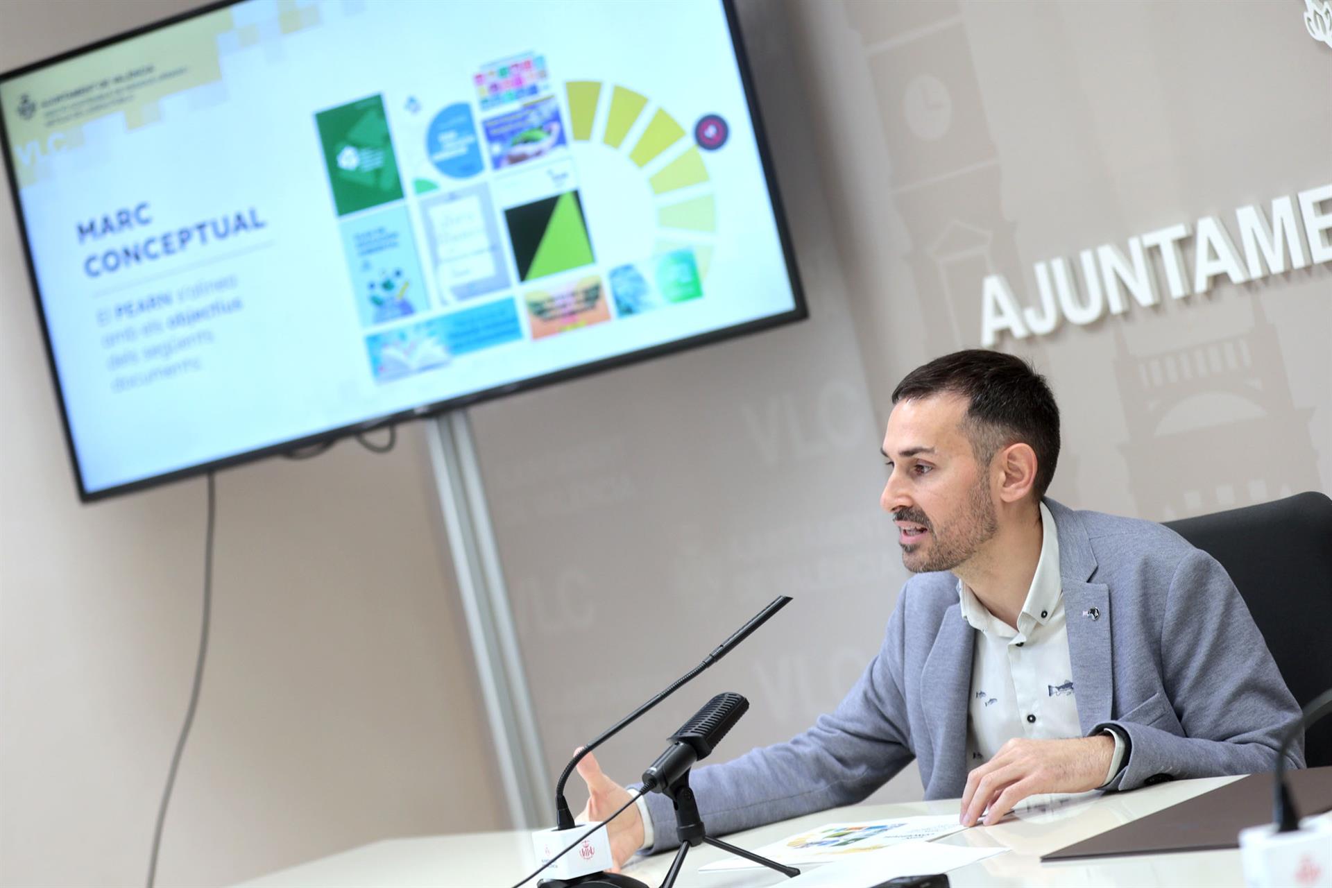 El vicealcalde de València y concejal de Ecología Urbana, Sergi Campillo