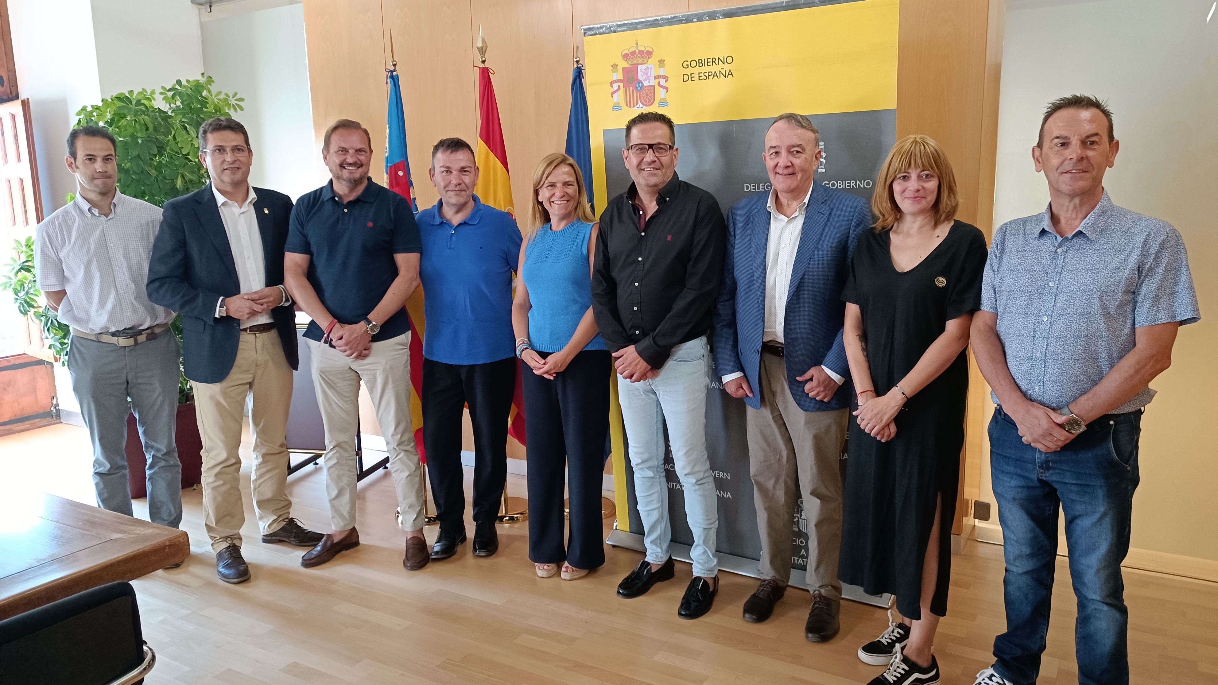 Reunión entre la delegada del Gobierno y la Mancomunidad de l'Horta Sud