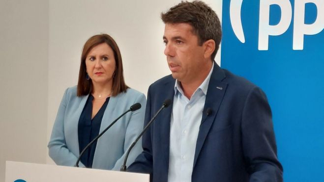Carlos Mazón, líder del PPCV, y María Jose Catalá, secretaria general del PPCV