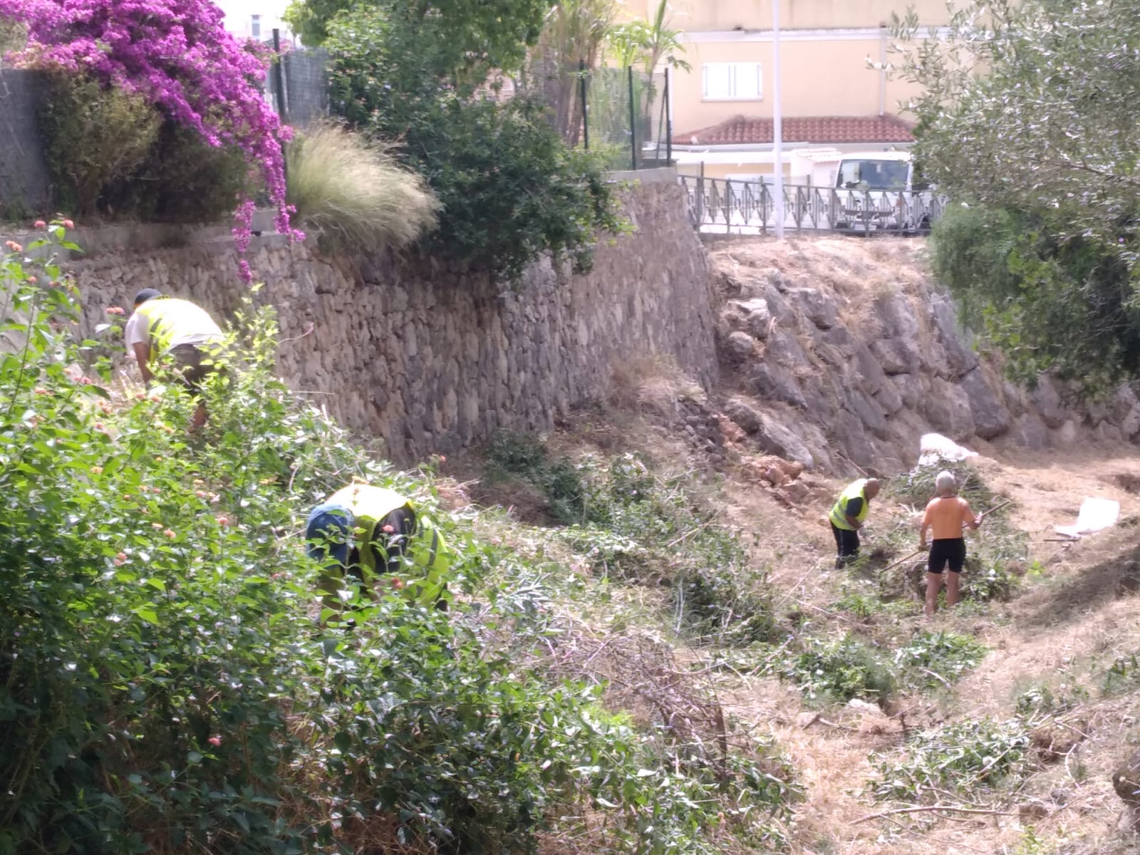 Neteja de barrancs a Cullera