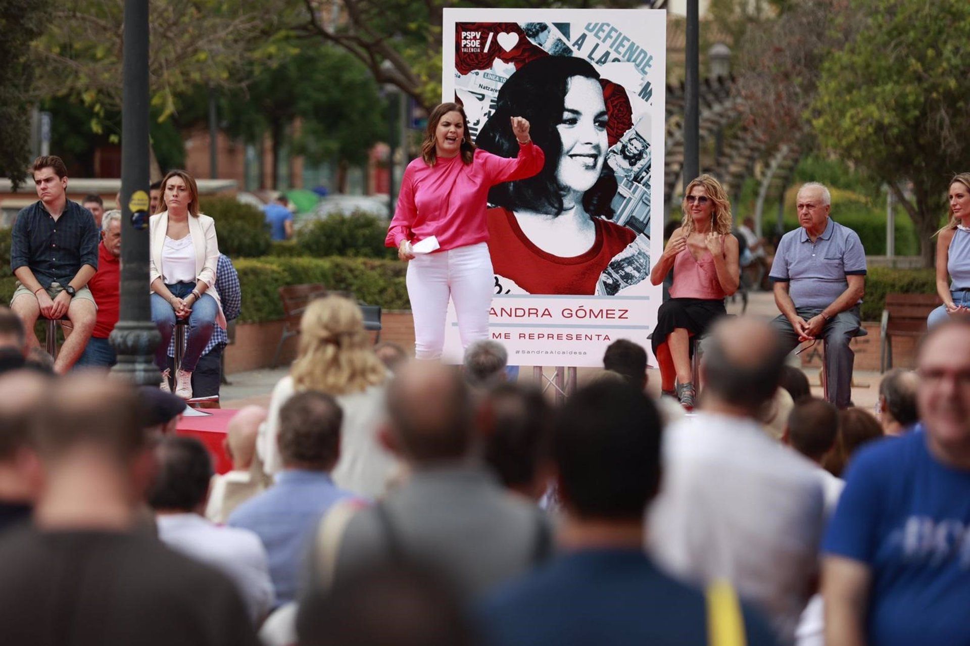 La vicealcaldesa y secretaria general de los socialistas en València, Sandra Gómez,