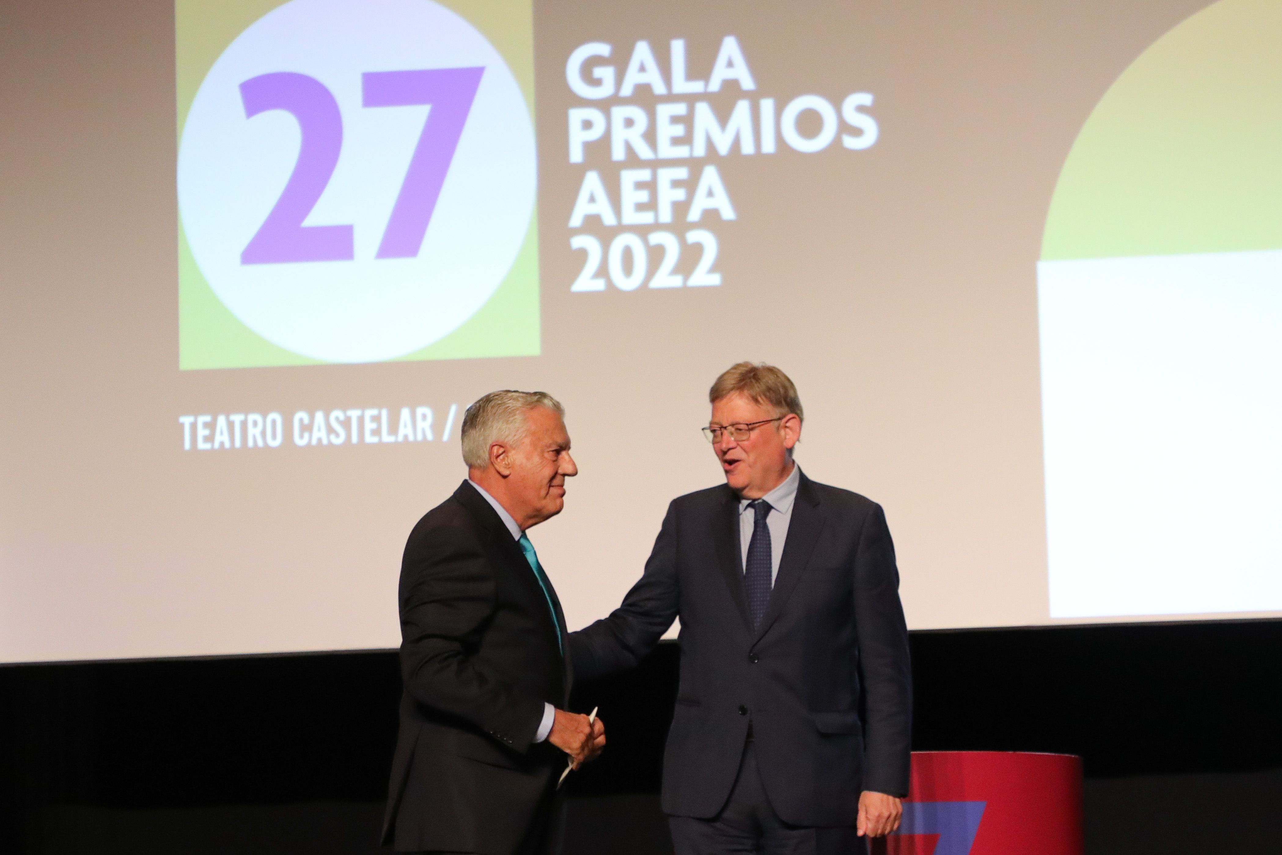 Ximo Puig, en la 27 edición de la entrega de premios de la Asociación de la Empresa Familiar de Alicante (AEFA)