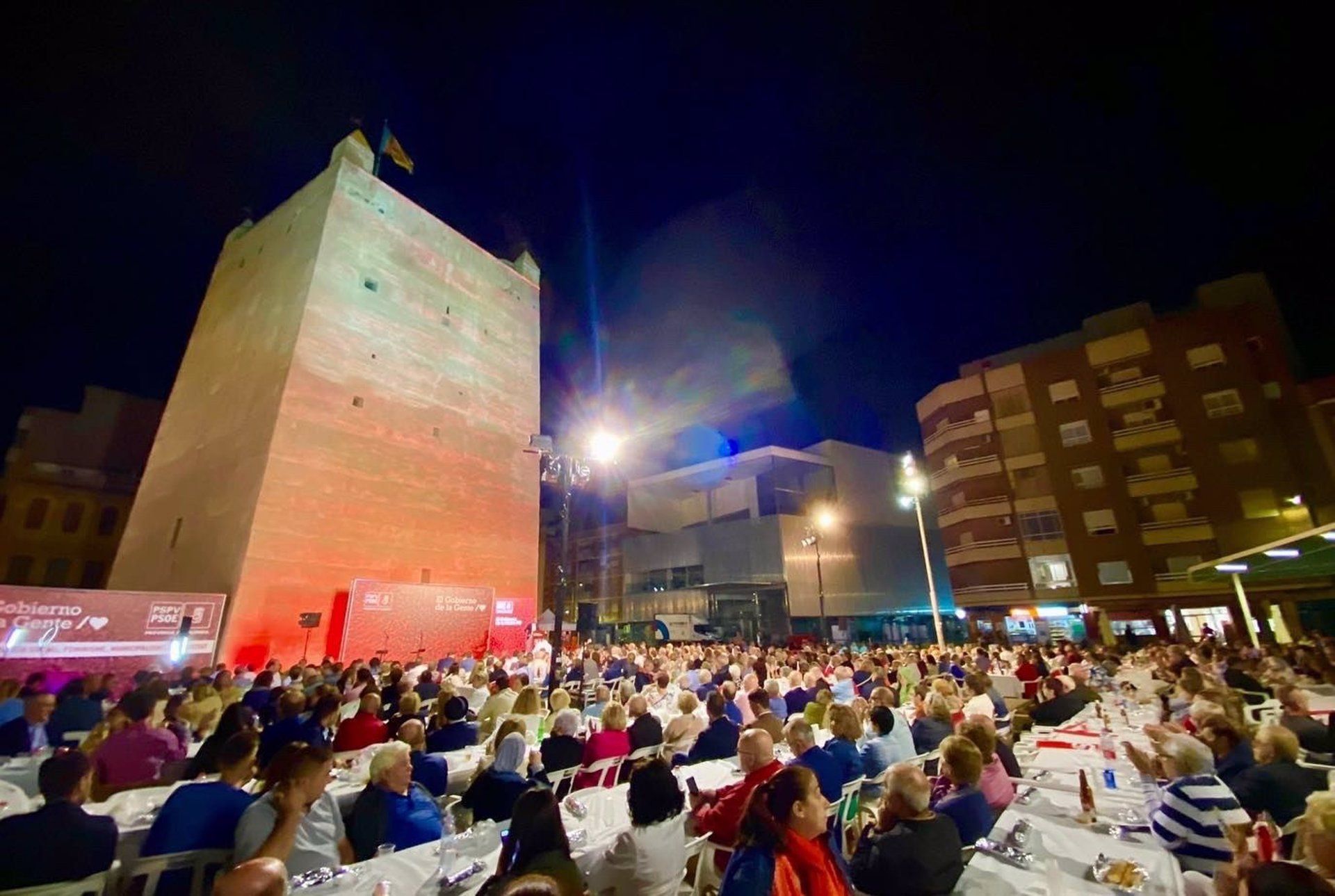  sopar mitin en Torrent PSPV-PSOE