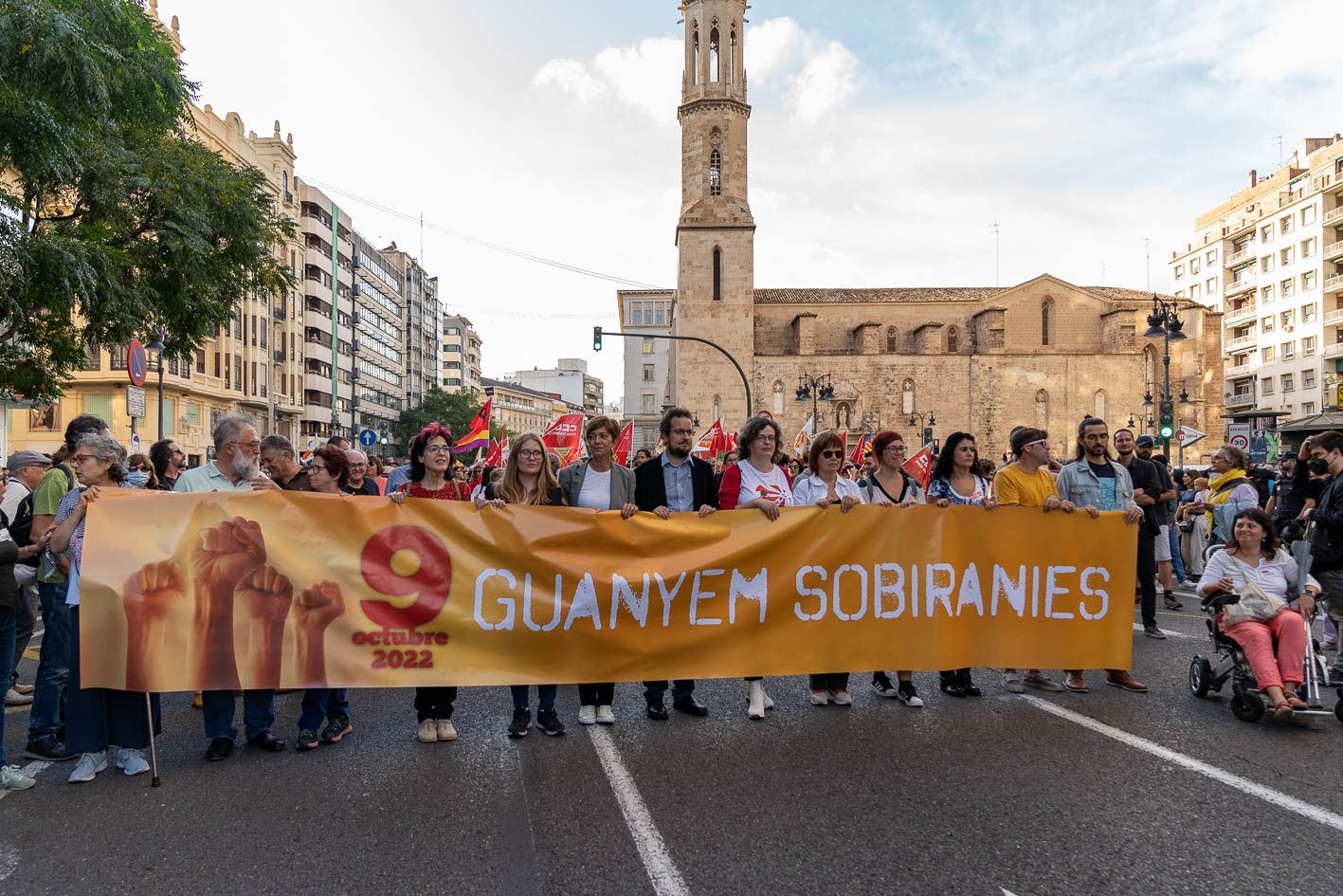 Manifestación 9 d'Octubre. Imagen Xisco Navarro