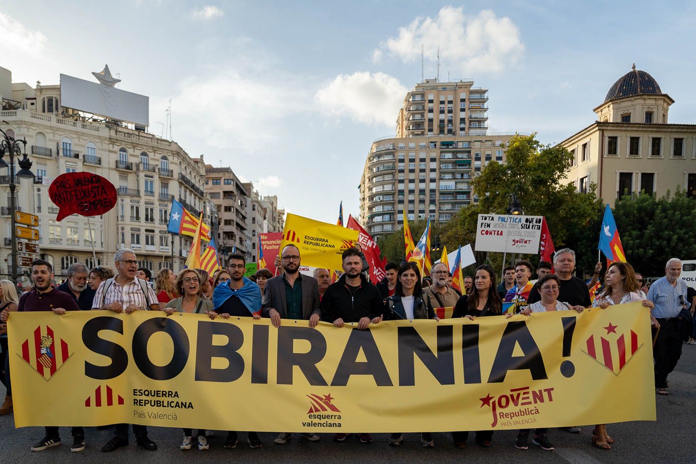 Manifestación 9 d'Octubre. Imagen Xisco Navarro