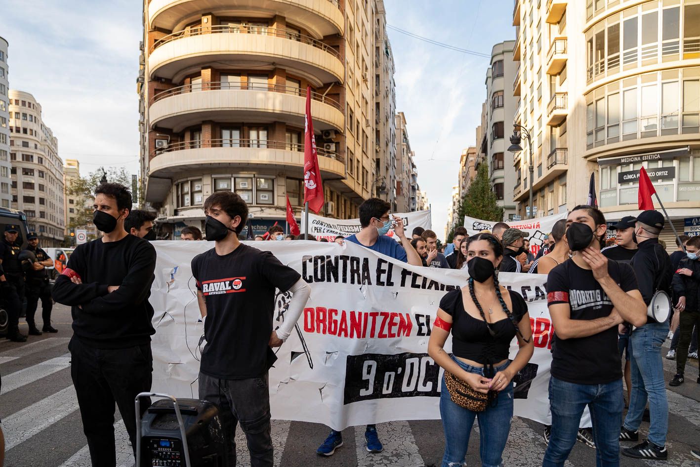 Manifestación 9 d'Octubre. Imagen Xisco Navarro