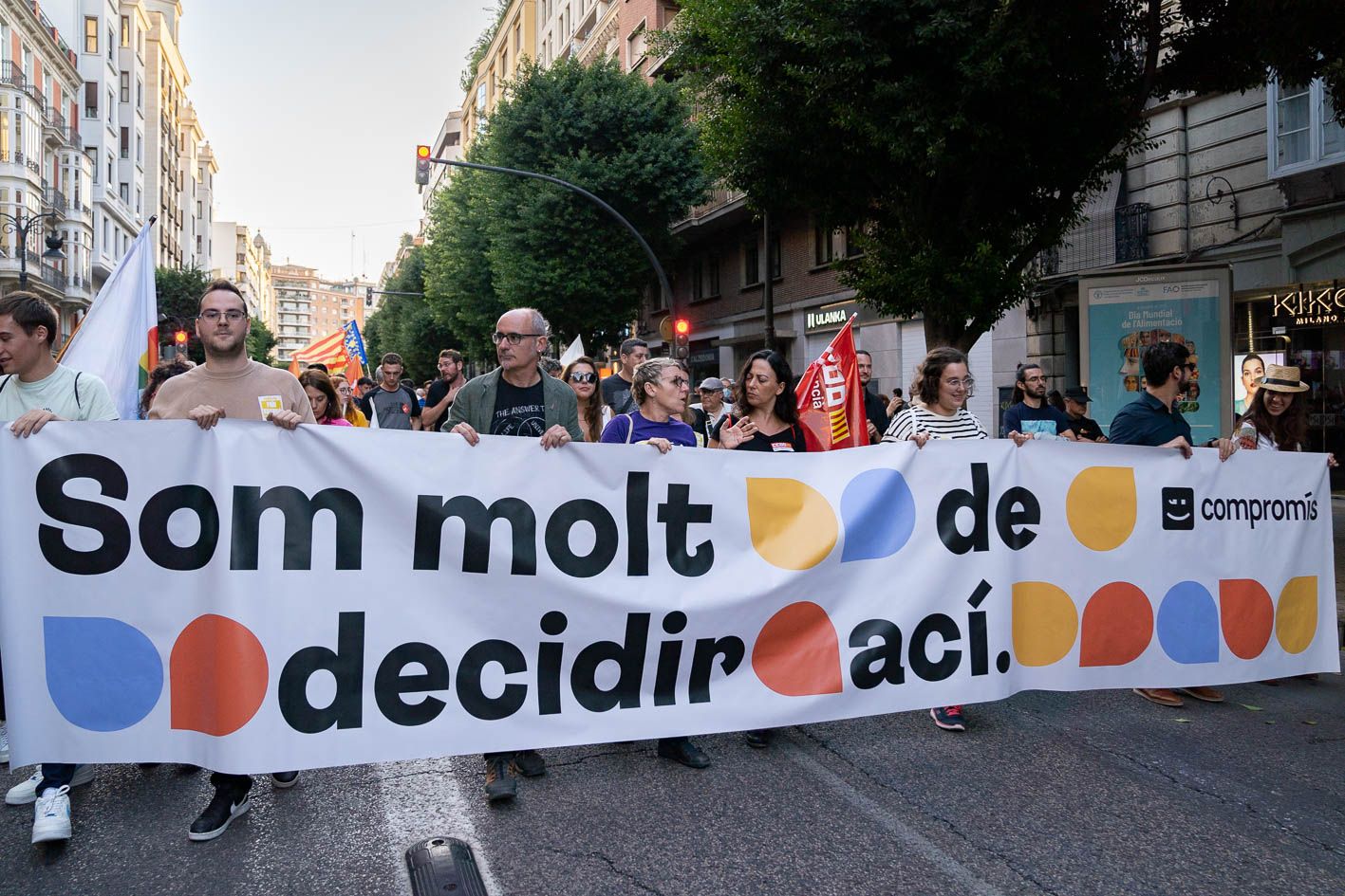 Manifestación 9 d'Octubre. Imagen Xisco Navarro