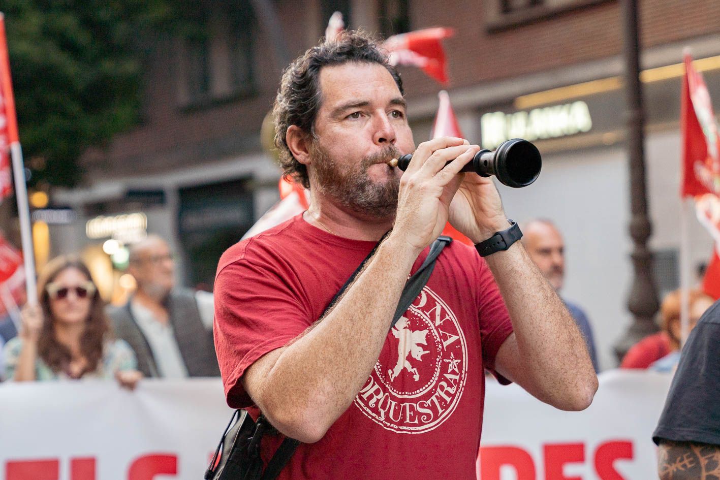 Manifestación 9 d'Octubre. Imagen Xisco Navarro