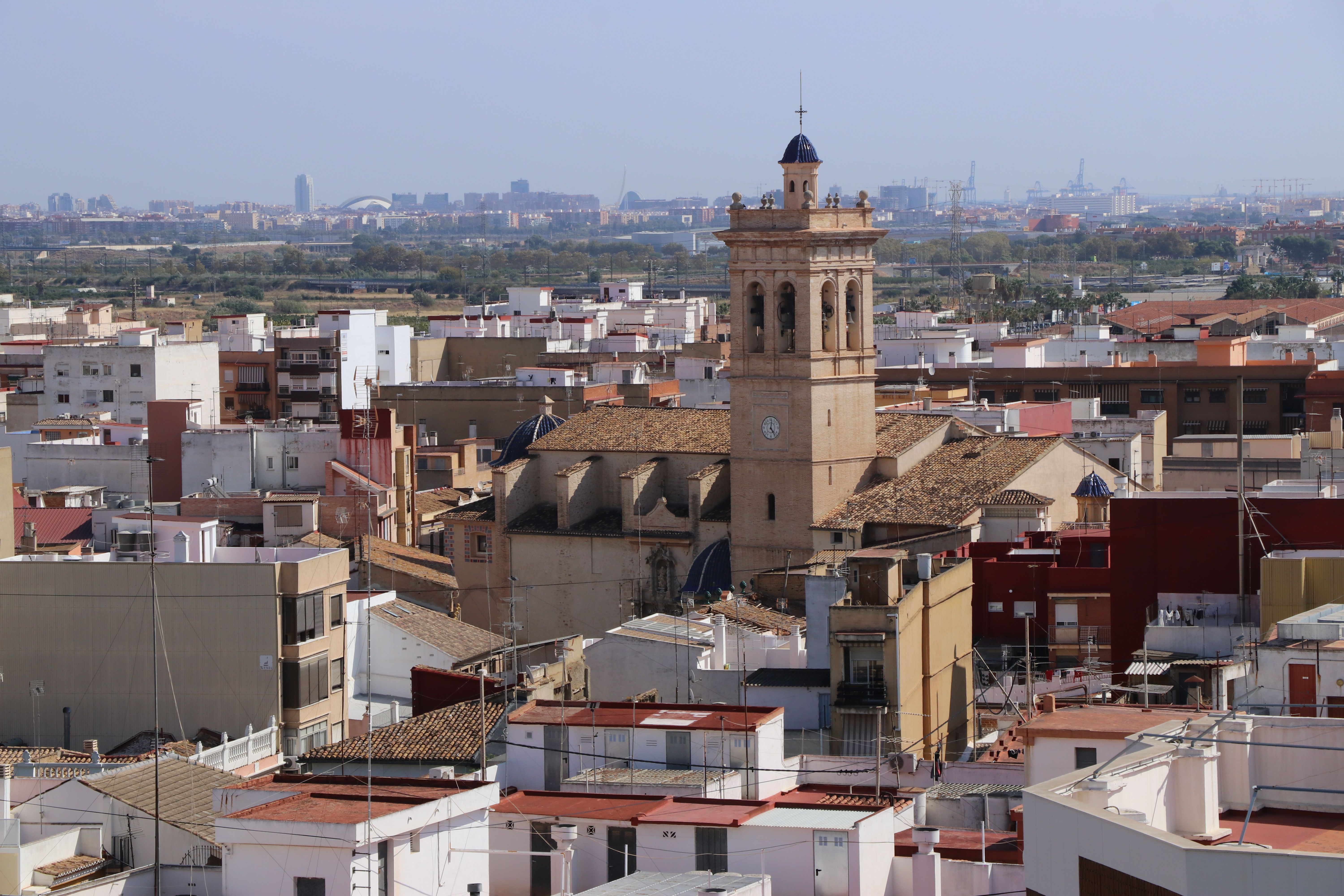 Una vista panoràmica de la ciutat de Torrent