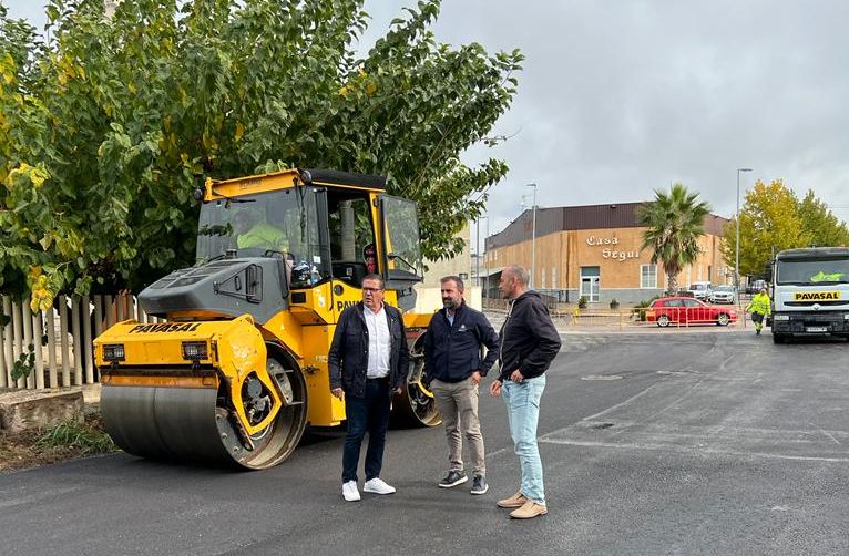 Obras en el polígono El Pla de Ontinyent