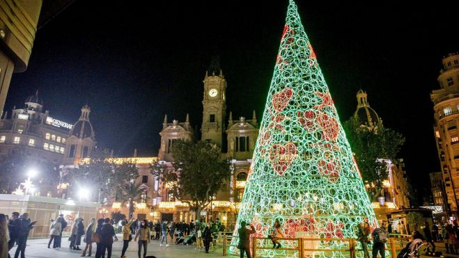 Árbol de Navidad en València 2020